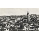 Pohled na Horka-Domky a střed města z Hrádku 1950